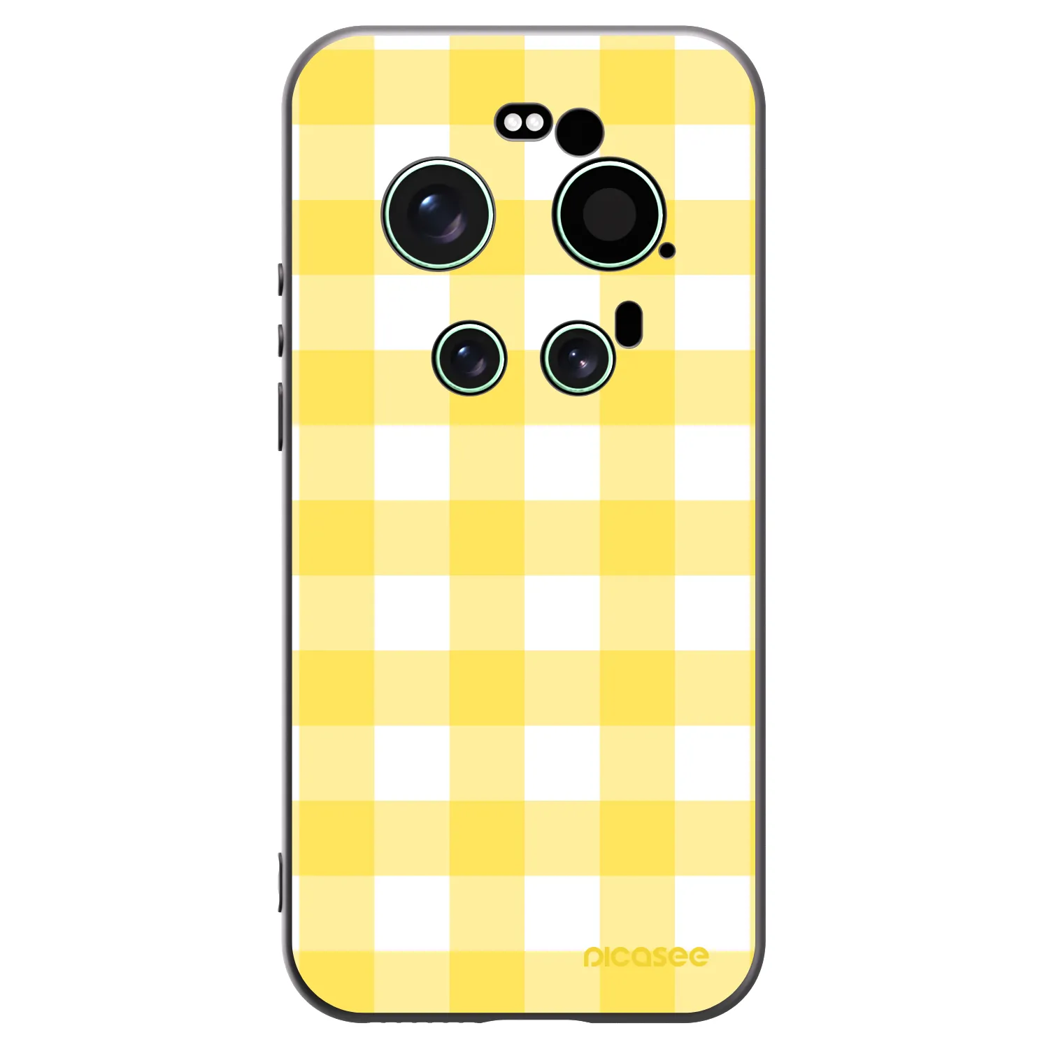 Picasee Μαύρη θήκη σιλικόνης για Xiaomi 17 Ultra - Gride lemon