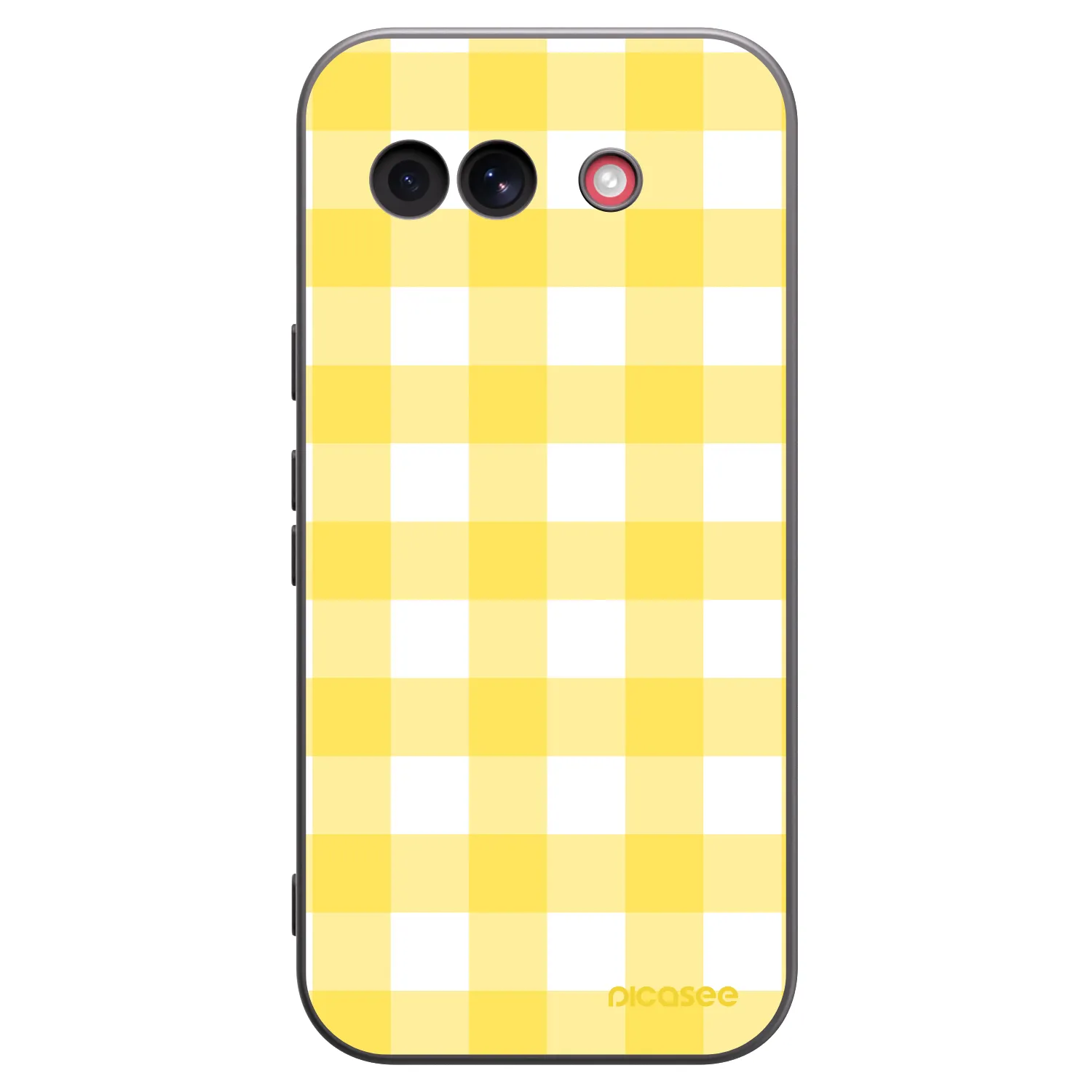 Picasee Μαύρη θήκη σιλικόνης για Google Pixel 10a - Gride lemon