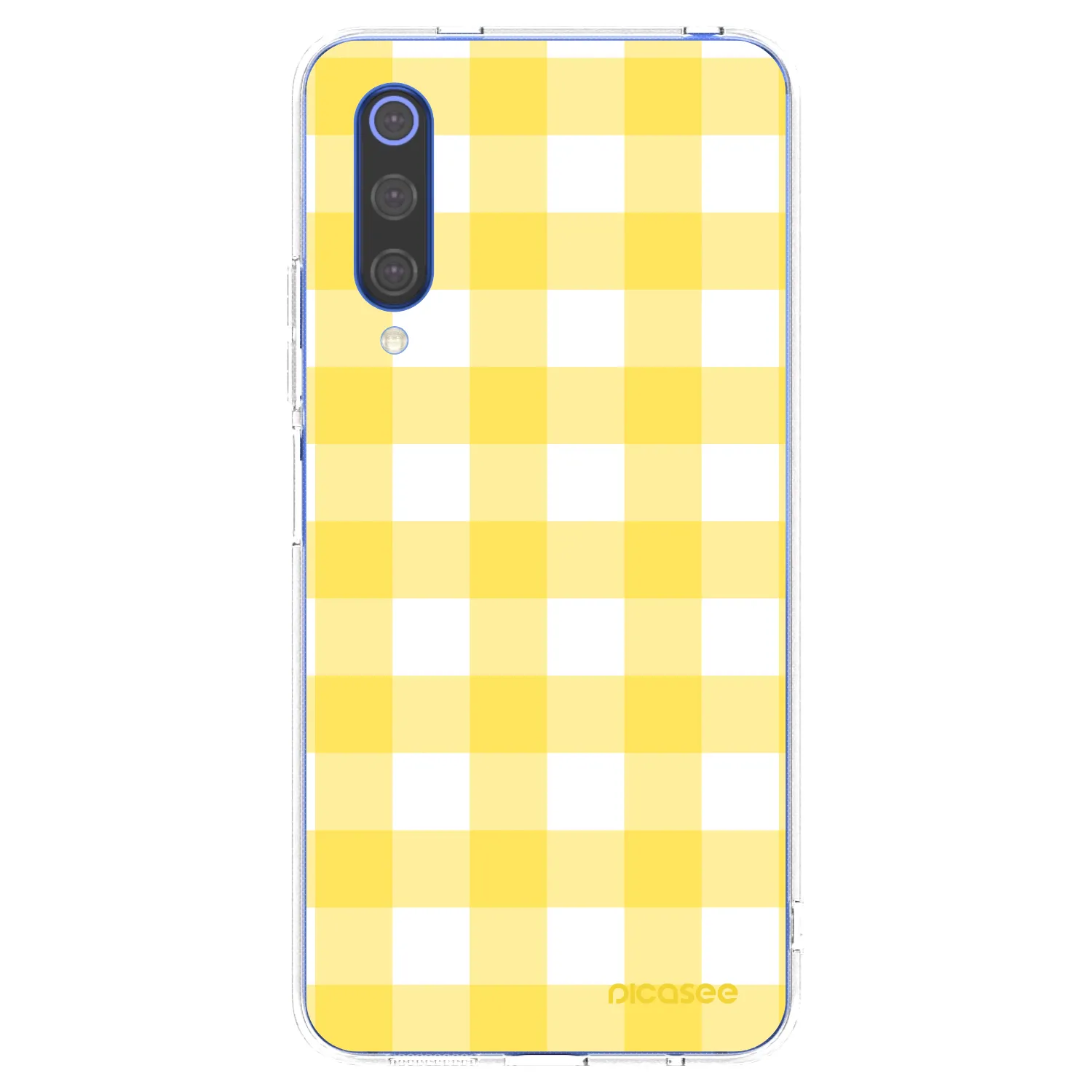 Picasee διαφανής θήκη σιλικόνης Xiaomi Mi 9 SE - Gride lemon