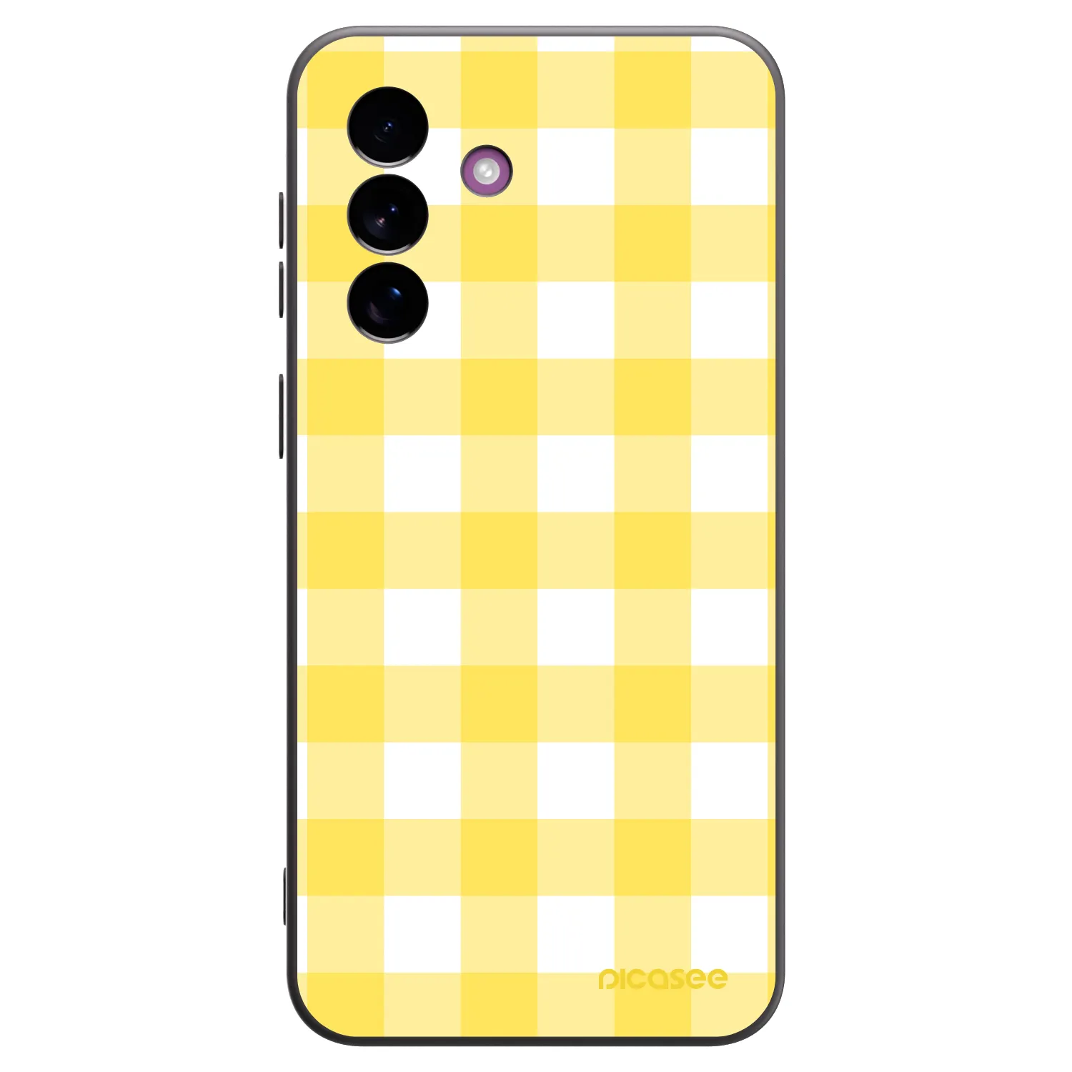 Picasee Μαύρη θήκη σιλικόνης για Samsung Galaxy A37 - Gride lemon
