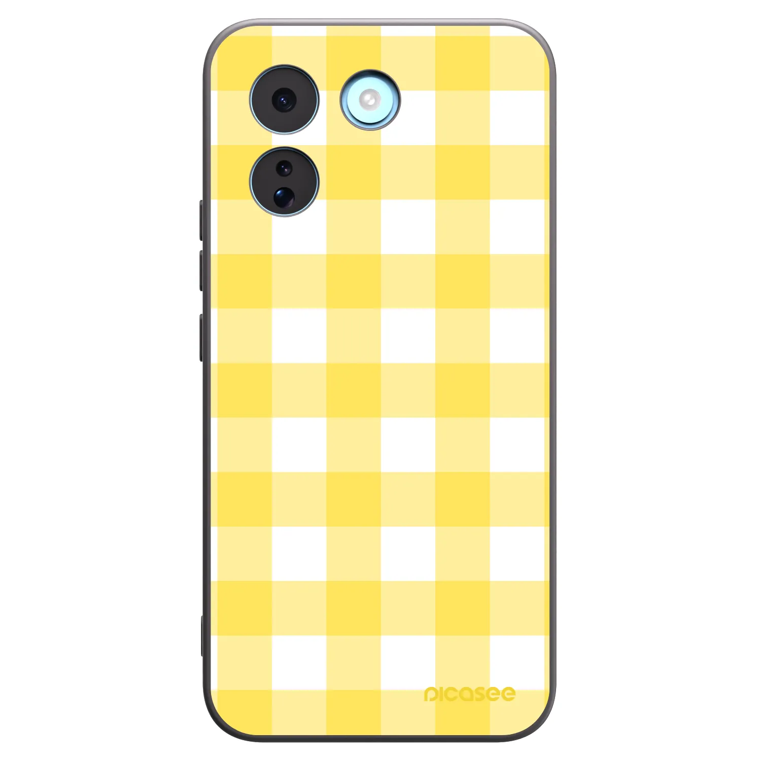 Picasee Μαύρη θήκη σιλικόνης για Xiaomi Redmi Note 17 Pro MAX 5G - Gride lemon