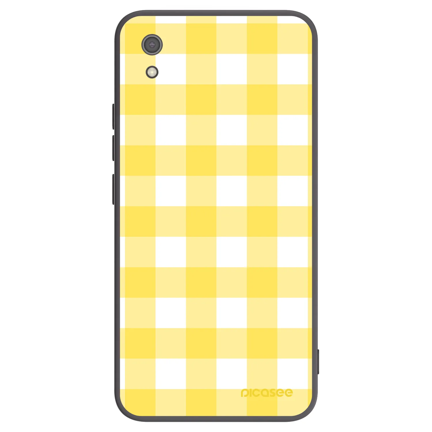 Picasee Μαύρη θήκη σιλικόνης για Xiaomi Redmi 7A - Gride lemon