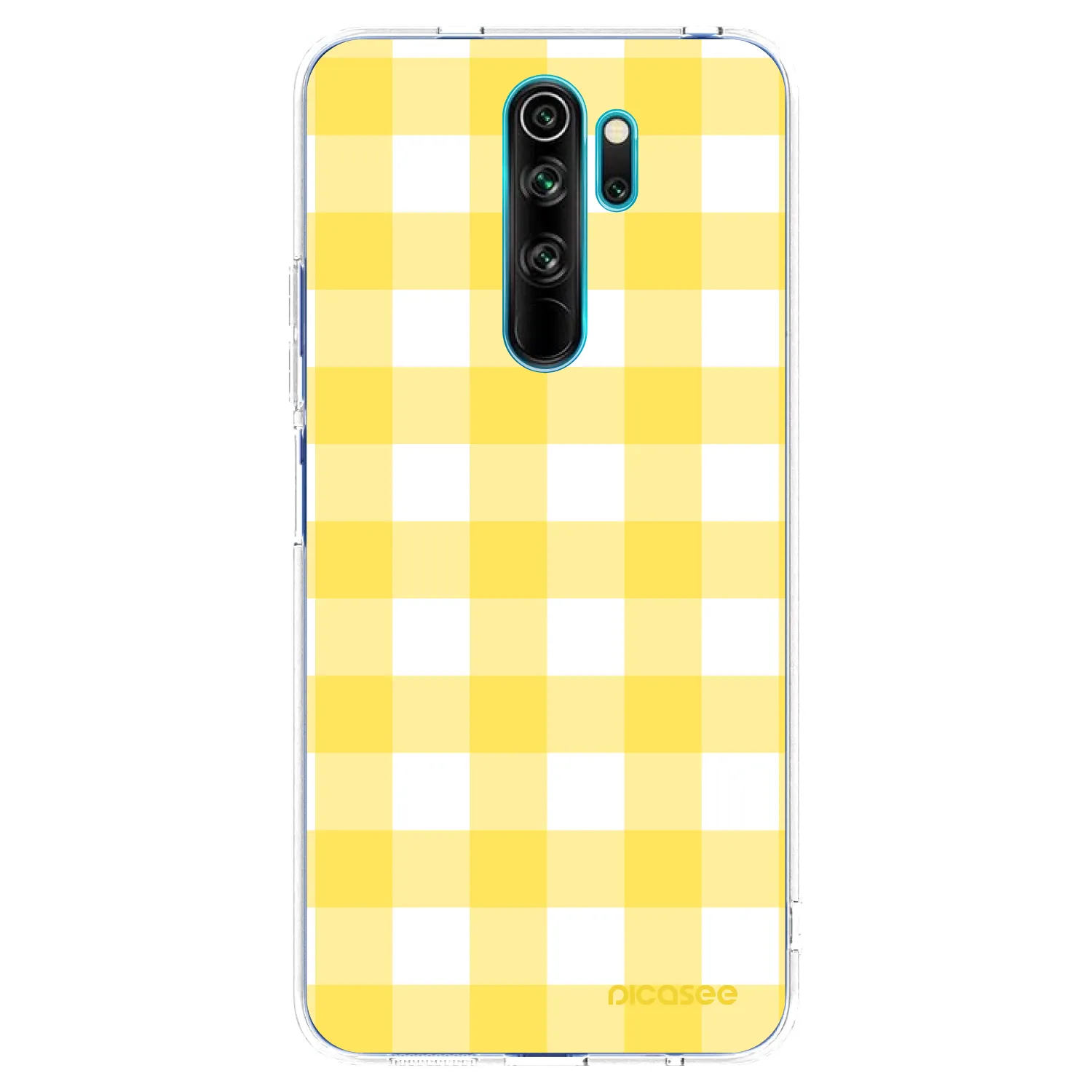 Picasee διαφανής θήκη σιλικόνης Xiaomi Redmi Note 8 Pro - Gride lemon