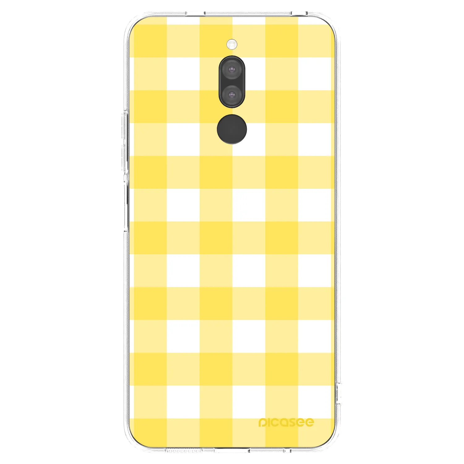 Picasee διαφανής θήκη σιλικόνης Xiaomi Redmi 8 - Gride lemon