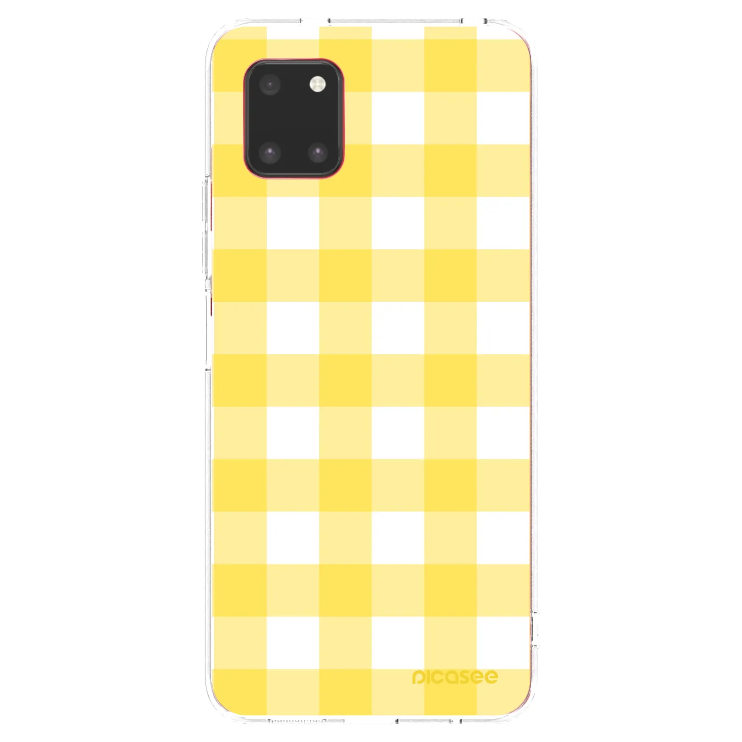 Picasee διαφανής θήκη σιλικόνης Samsung Galaxy Note 10 Lite N770F - Gride lemon