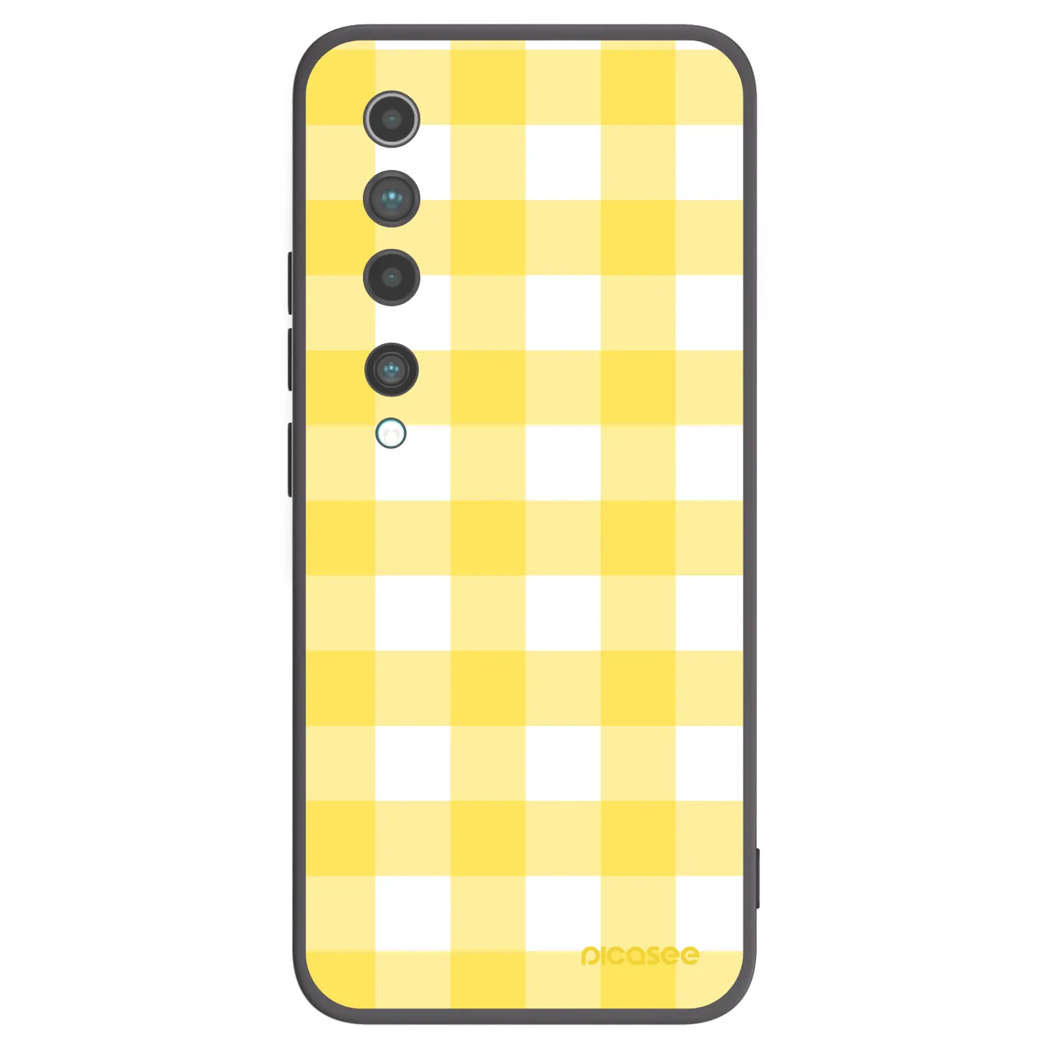 Picasee Μαύρη θήκη σιλικόνης για Xiaomi Mi 10 - Gride lemon