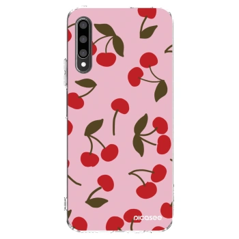 Picasee διαφανής θήκη σιλικόνης Honor 9X Pro - Cherry