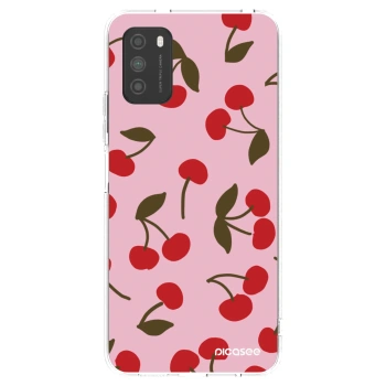 Picasee διαφανής θήκη σιλικόνης Xiaomi Poco M3 - Cherry