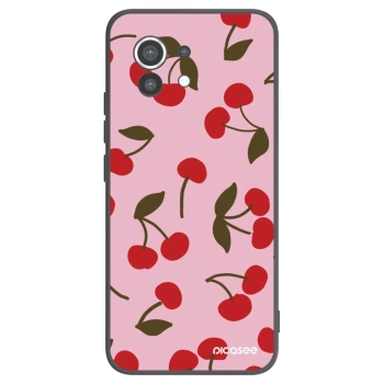 Picasee Μαύρη θήκη σιλικόνης για Xiaomi Mi 11 - Cherry