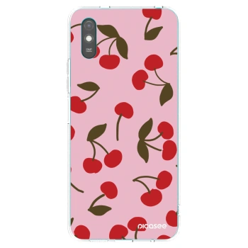 Picasee διαφανής θήκη σιλικόνης Xiaomi Redmi 9AT - Cherry