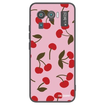 Picasee Μαύρη θήκη σιλικόνης για Xiaomi Mi 11 Ultra - Cherry