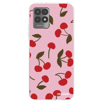 Picasee διαφανής θήκη σιλικόνης Realme 8i - Cherry