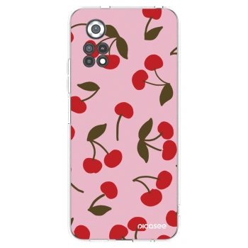 Picasee διαφανής θήκη σιλικόνης Xiaomi Poco X4 Pro 5G - Cherry