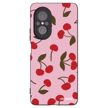 Picasee Μαύρη θήκη σιλικόνης για Huawei Nova 9 SE - Cherry