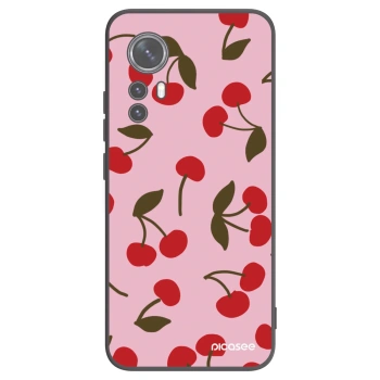 Picasee Μαύρη θήκη σιλικόνης για Xiaomi 12X - Cherry