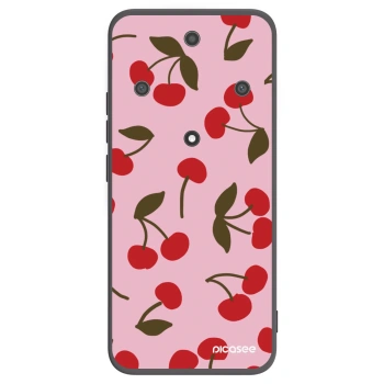 Picasee Μαύρη θήκη σιλικόνης για Honor Magic5 Lite 5G - Cherry