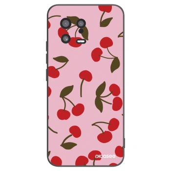 Picasee Μαύρη θήκη σιλικόνης για Xiaomi 13 - Cherry
