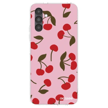 Picasee διαφανής θήκη σιλικόνης Samsung Galaxy A04s A047F - Cherry