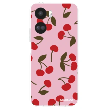 Picasee διαφανής θήκη σιλικόνης Honor 90 Lite 5G - Cherry