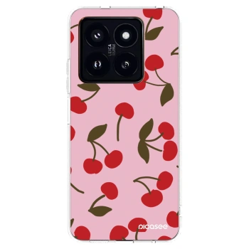 Picasee διαφανής θήκη σιλικόνης Xiaomi 14 Pro - Cherry