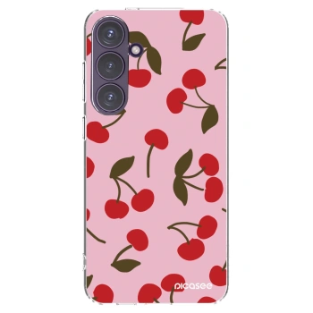 Picasee διαφανής θήκη σιλικόνης Samsung Galaxy S24+ S926B 5G - Cherry