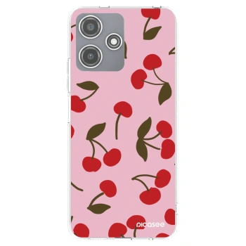 Picasee διαφανής θήκη σιλικόνης Xiaomi Redmi 12 5G - Cherry