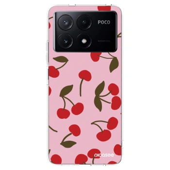 Picasee διαφανής θήκη σιλικόνης Xiaomi Poco X6 Pro - Cherry