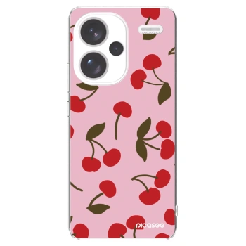 Picasee διαφανής θήκη σιλικόνης Xiaomi Redmi Note 13 Pro+ 5G - Cherry