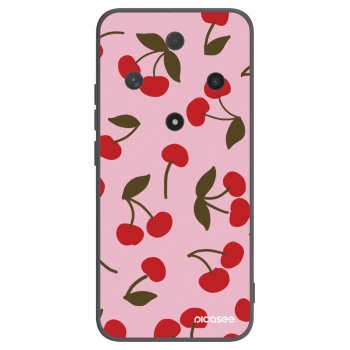 Picasee Μαύρη θήκη σιλικόνης για Honor Magic6 Lite 5G - Cherry