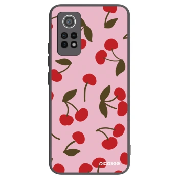 Picasee Μαύρη θήκη σιλικόνης για Xiaomi Redmi Note 12 Pro 4G - Cherry