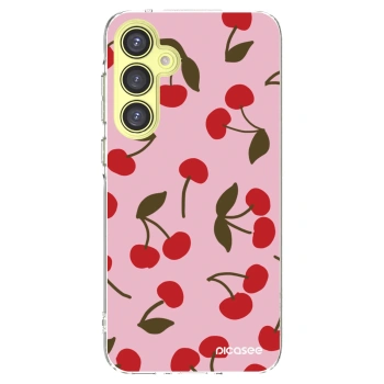 Picasee διαφανής θήκη σιλικόνης Samsung Galaxy A35 5G A356B - Cherry