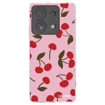 Picasee διαφανής θήκη σιλικόνης Xiaomi Redmi Note 13 Pro 4G - Cherry
