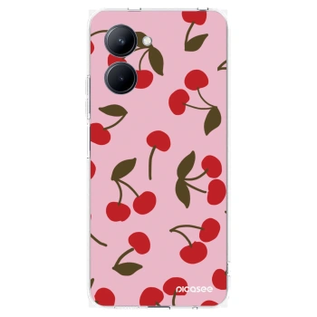 Picasee διαφανής θήκη σιλικόνης Realme C33 (2023) - Cherry