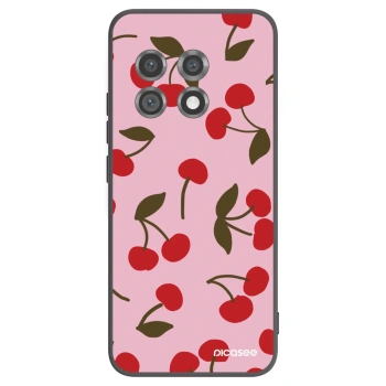 Picasee Μαύρη θήκη σιλικόνης για OnePlus 11 5G - Cherry