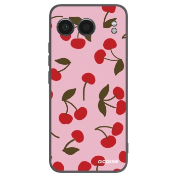 Picasee Μαύρη θήκη σιλικόνης για OnePlus Nord 4 - Cherry