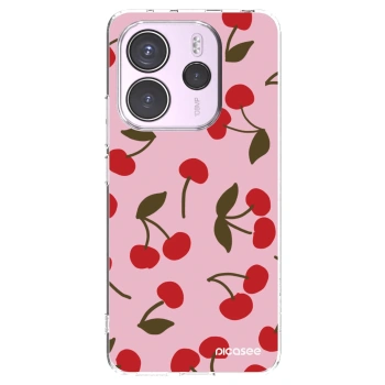 Picasee διαφανής θήκη σιλικόνης Xiaomi Redmi Note 14 4G - Cherry