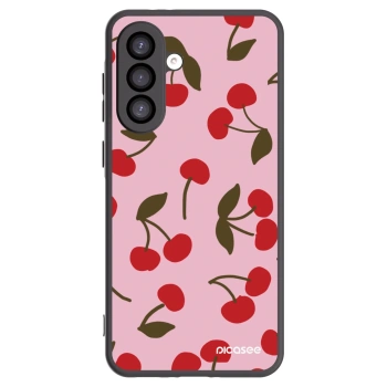 Picasee Μαύρη θήκη σιλικόνης για Samsung Galaxy A26 5G A266B - Cherry