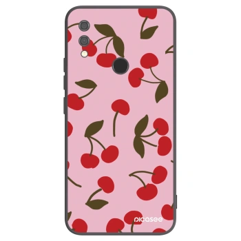 Picasee Μαύρη θήκη σιλικόνης για Xiaomi Redmi Note 7 - Cherry