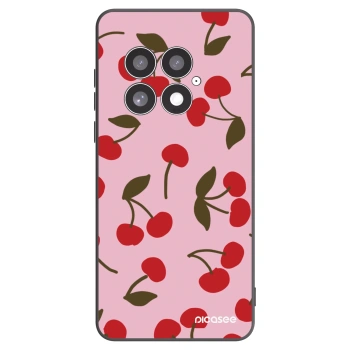 Picasee Μαύρη θήκη σιλικόνης για OnePlus 13 5G - Cherry