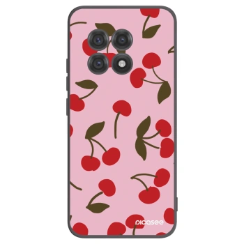 Picasee Μαύρη θήκη σιλικόνης για OnePlus 13R 5G - Cherry