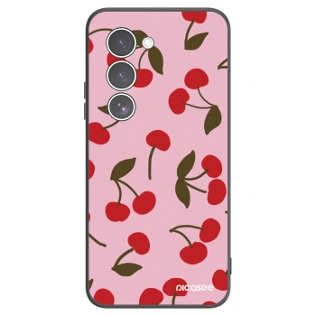 Picasee Μαύρη θήκη σιλικόνης για Xiaomi Redmi 15 5G - Cherry