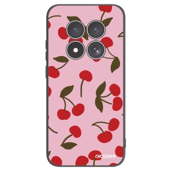 Picasee Μαύρη θήκη σιλικόνης για Xiaomi Redmi Note 15 Pro 4G - Cherry