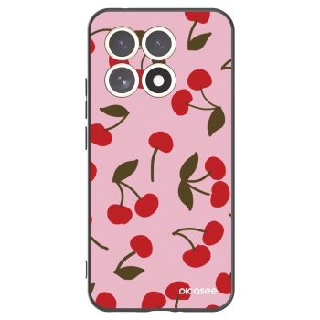 Picasee Μαύρη θήκη σιλικόνης για Xiaomi 15T - Cherry