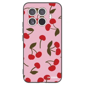Picasee Μαύρη θήκη σιλικόνης για Xiaomi 15T Pro - Cherry