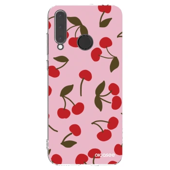 Picasee διαφανής θήκη σιλικόνης Honor 20 Lite - Cherry