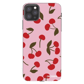 Picasee διαφανής θήκη σιλικόνης Apple iPhone 11 Pro Max - Cherry