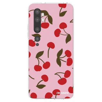Picasee διαφανής θήκη σιλικόνης Xiaomi Mi Note 10 (Pro) - Cherry