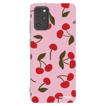Picasee διαφανής θήκη σιλικόνης Samsung Galaxy S20+ G985F - Cherry