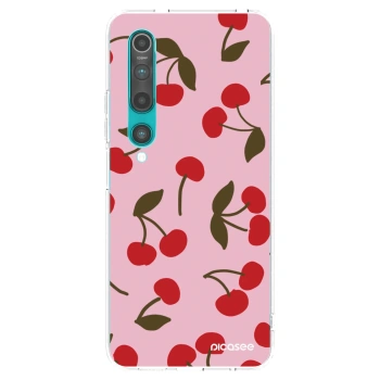 Picasee διαφανής θήκη σιλικόνης Xiaomi Mi 10 - Cherry