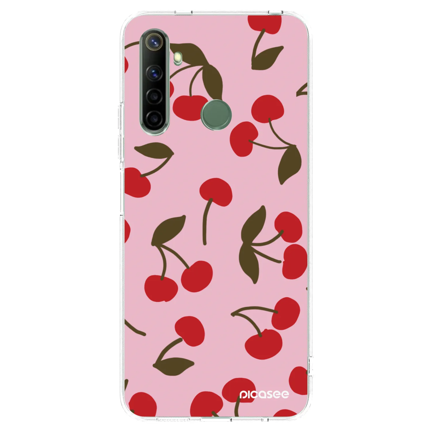 Picasee διαφανής θήκη σιλικόνης Realme 6i - Cherry